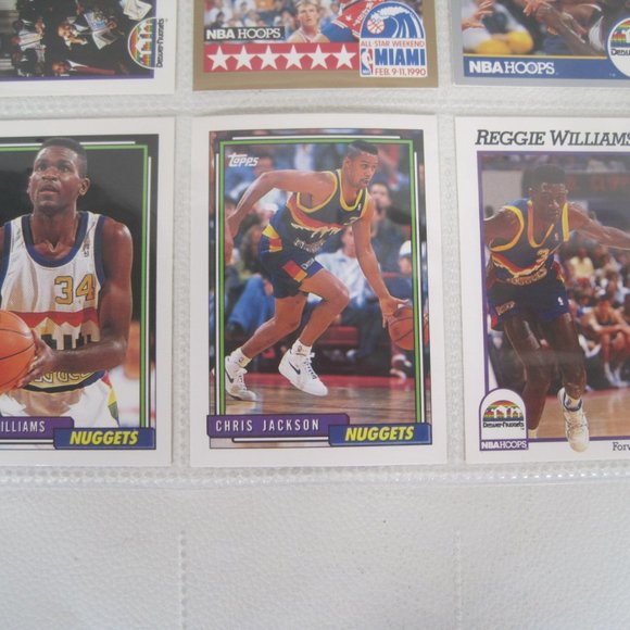 Lot of 6 Denver Nuggets NBA Player Cards - Picture 3 of 6